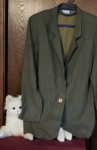 VINTAGE  Ormond green long sleeved blazer